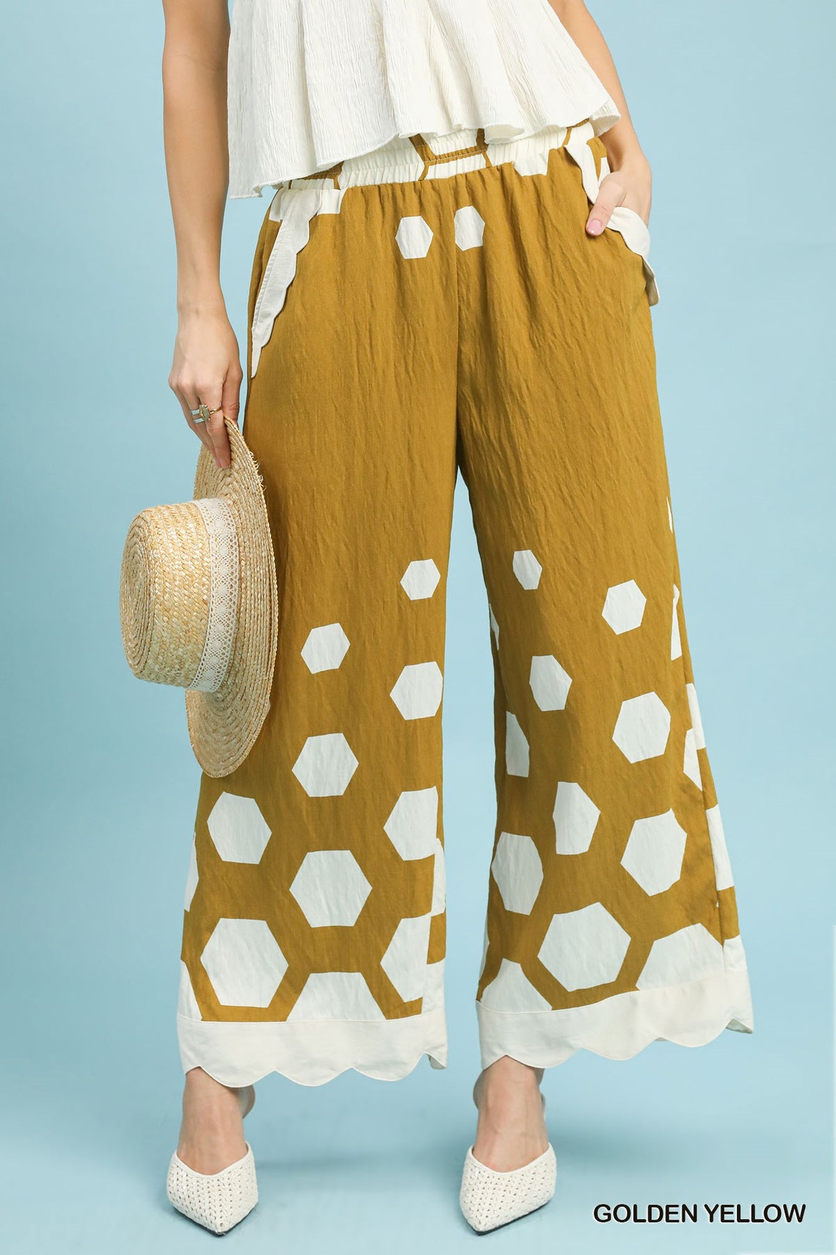 Hexagon Print Pant