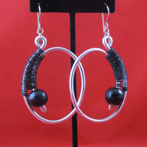 Tagua Wrap Earrings