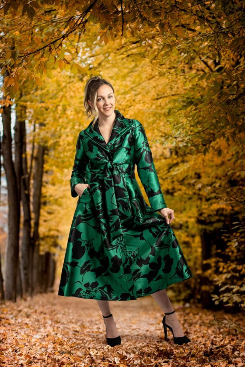 Yarn Dyed Brocade Dress - F22041