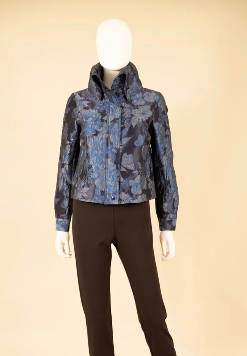 Long Sleeve Brocade Jacket - F25007