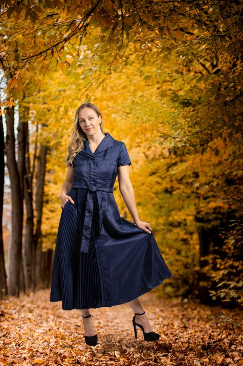 A-Line Short Sleeve Dress - S25020