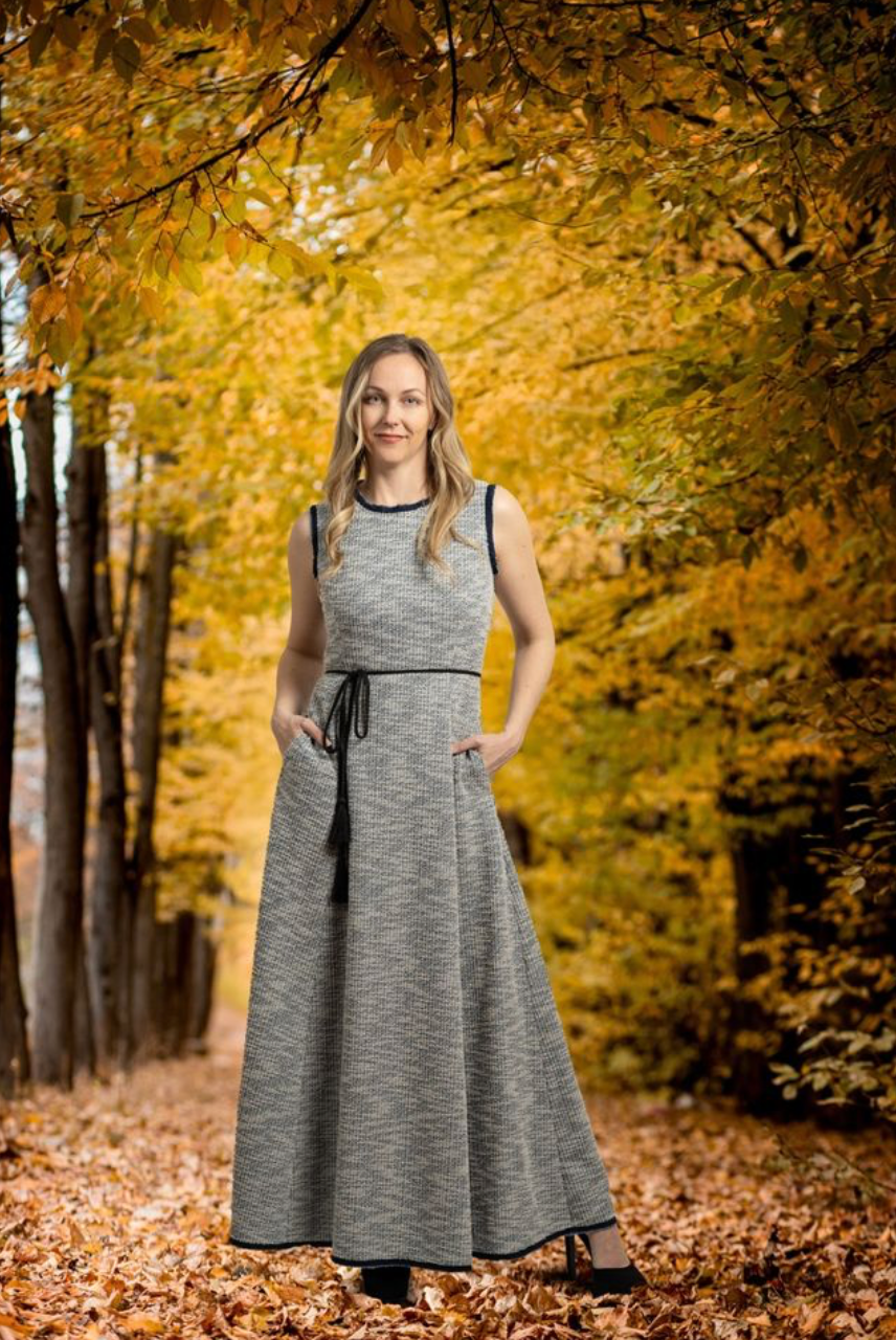 Knit A-Line Dress - F25023