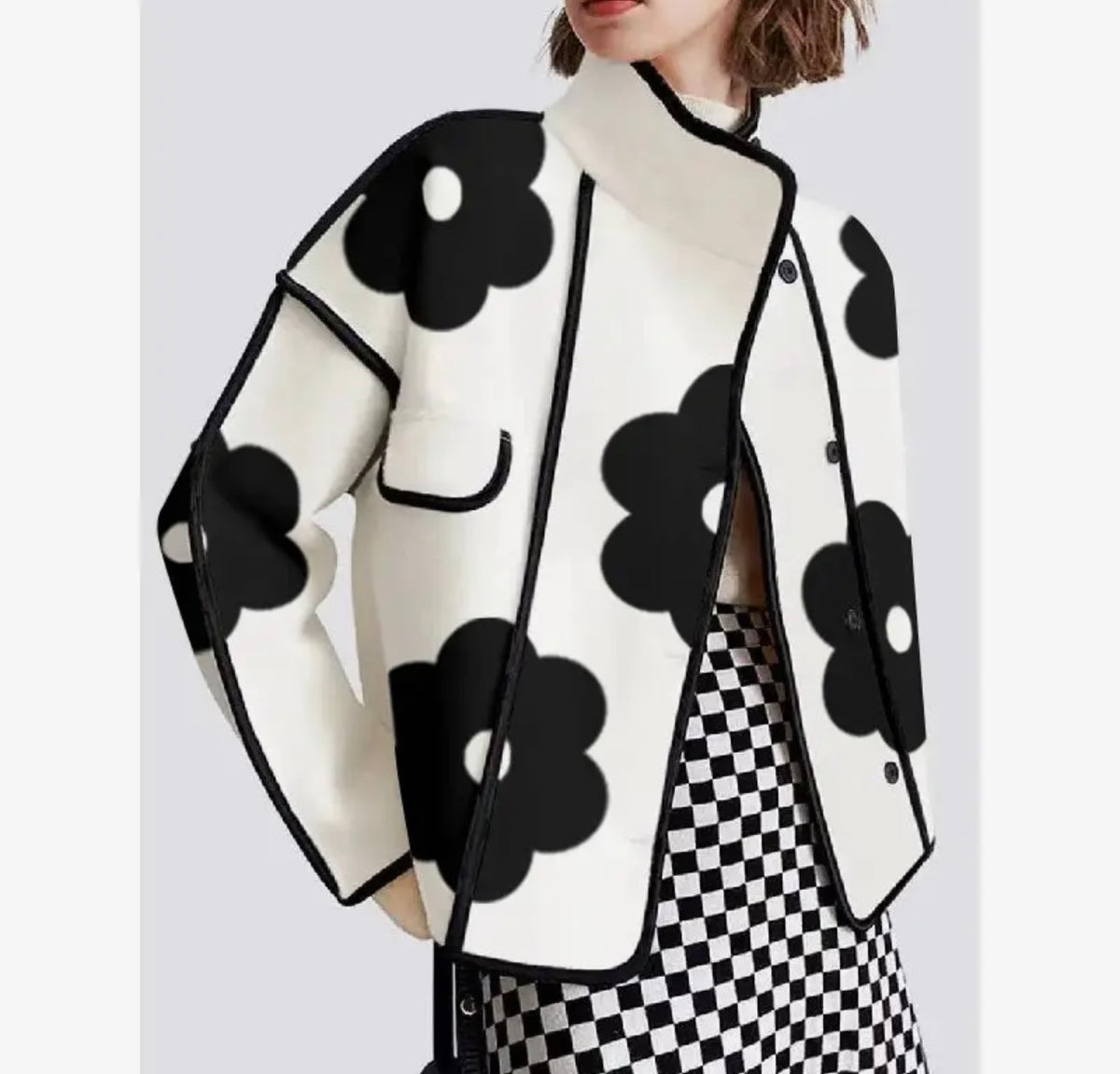 Floral Scuba Jacket